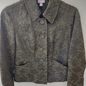 J Jill Jacket, size- XSP Petite, Forest Green